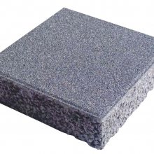 仿石材芝麻黑天砂透水砖300*300*60 天然彩色石英砂面层
