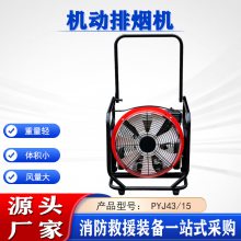PYJ43/15大功率管道通风灭火机四冲程单缸疏烟机可移动机动排烟机
