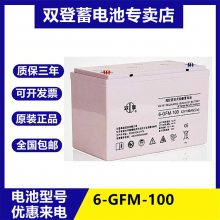 双登蓄电池6-GFM-100免维护电瓶12V100AH阀控式铅酸直流屏UPS电源