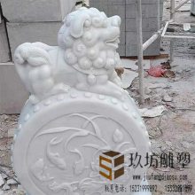 石雕门墩 仿古石雕门墩 门口摆件一对