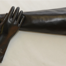 Jugitec防护手套11BL04250G高不渗透性用于化学、半导体工业