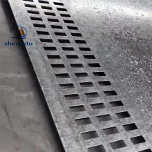重型钢板网片菱形网脚踏网防护隔离 钢板网片菱形网格铁板