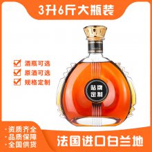 白兰地XO酒3L6斤洋酒白兰地vsop大瓶装洋酒定制OEM贴牌代加工厂家