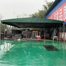 黄石市阳新县移动物流推拉棚 仓储推拉遮阳蓬 移动雨篷优惠