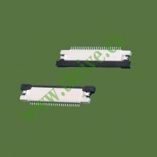 1.0mm间距FPC/FFC直插弯插dip连接器,一线城市