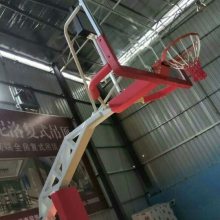 升降式电动液压篮球架 体育馆比赛篮球架
