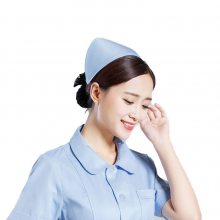 护士帽子药店实习卫校护士长帽子百搭加厚白色护士帽