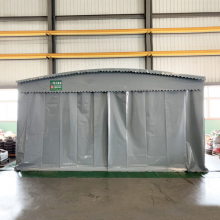 大型推拉蓬定做移动伸缩雨棚安装仓库棚户外物流帐篷推拉棚厂房