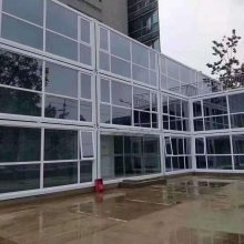 库尔勒工地临建彩钢活动房 折叠箱房 快拼箱房 打包箱式房 中建标准