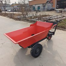 新款汽油手推车 短途运输爬坡搬运车 果园种植翻斗车