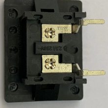 插座开关之BEJ贝尔佳ST-A03-005八字尾电源插座C8两脚立式PCB电源插座