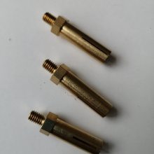 全自动电熔机铜头 pe电熔焊机连接件 pe电熔焊机接头 管件连接头