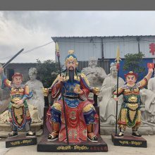 潘三郎神像图片白马三郎佛像杨三郎杨延光神像雕塑河南寺庙雕塑