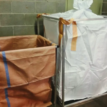 1000kg Ton Virgin PP Woven Jumbo Bag with Buffle Standup 4q Bag