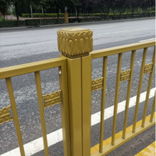 北京天安门同款黄金护栏、北京交通隔离护栏、莲花祥云隔离黄金护栏生产厂家
