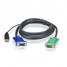 ATEN宏正  2L-5205U   5M USB 接口切换器连接线+3 in 1 SPHD