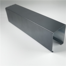 临沂生态木50*90天花吊顶 商场酒店U型槽卡扣竹纤维格栅方通