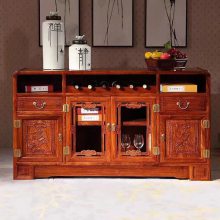 名琢世家刺猬紫檀古典中式电视柜 隔厅柜 酒柜规格种类