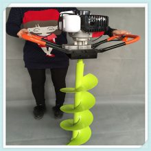 手提小型汽油挖坑机 栽树打眼挖坑机 挖坑机视频