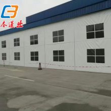 浙江嘉兴晨本蓬业坚固耐用活动帐篷/排挡伸缩彩蓬