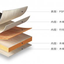 竹木复合黑棕面木底集装箱底板