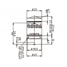 LM3NF KOWA 1/3Ӣ2.7mmNFӿڹҵͷ TV(%)?7.3