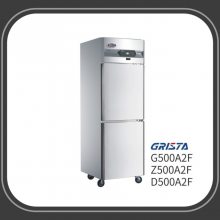 格林斯达冷柜 D500A2F星星冷柜 商用立式上下双门冷冻冰箱