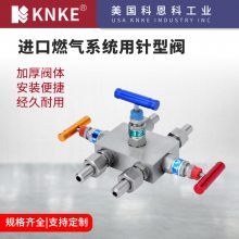 进口燃气系统用针型阀 耐高温 美国科恩科KNKE品牌