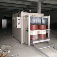 防爆型树脂固化烘箱-热风循环350℃化工原料溶解油桶烘箱-苏州豫通电热设备