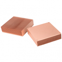 New products custom copper aluminum fin skiving heat sink AL-012