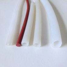 硅胶导线条 O型半透明白色硅胶管 圆柱形工业用硅胶水管