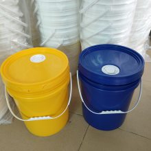 20L胶桶 容器包装桶 20升带嘴颜色桶