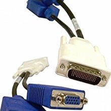 338285-008 DMS-59 to Dual VGA Cable 59针转VGA一分二转接线