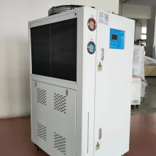 风冷工业冷水机 5HP可移动一体冷水机 不锈钢水泵运行稳定