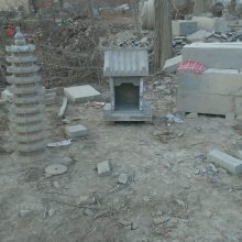 石雕土地庙 家用土地公小庙 石雕土地公小庙