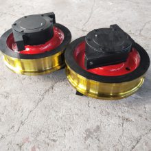 按图纸加工车轮组 单梁双梁行走车轮组 调制淬火车轮组