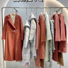 台绣冬 手工刺绣羊绒羽绒服外套品牌撤柜女装尾货折扣店库存女装供应链货源