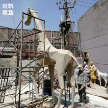 承接校园广场长颈鹿雕塑价格 房地产鹿科雕塑 仿真长颈鹿雕塑