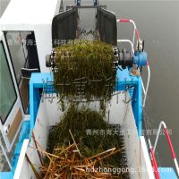 水草收割打捞设备 水浮莲水葫芦清理机械 水白菜割草船厂家
