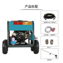 汽油动力进口AR500公斤压力高压清洗机喷砂除锈吊篮工业船舶清洗