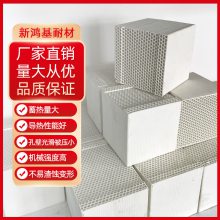 加热炉蓄热体耐高温焚烧炉专用废气处理催化燃烧用刚玉蜂窝蓄热体