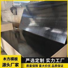 建筑黑色模板 工地支模常用黑板 双面黑色覆膜板 整芯松木板 圆森木业