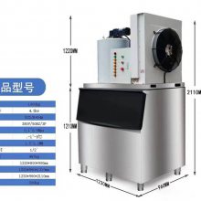 日产300公斤小型片冰机9000包邮，超市制冰机