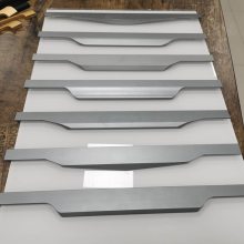 佛山 橱柜铝材 B款C型铝晶钢门材料 护墙板型材 晶钢门铝材型材直销
