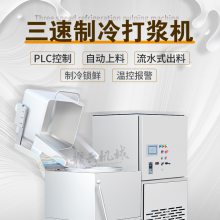 赣云商用智能化70桶自动上料制冷打浆机打肉滑鱼丸生产加工设备
