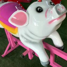 销售供应乐淮佳无动力15米小猪快跑亲子拓展玩具设备