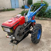 15马力水旱两用手扶 家用151拖拉机 单缸柴油机旋耕机