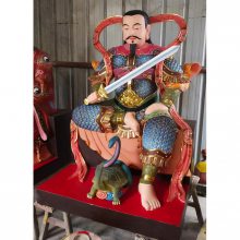 寺庙 寺院真武大帝神像 玄武大帝玄天上帝 雷神普化天尊真武帝君佛像