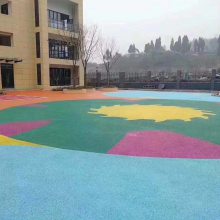 EPDM颗粒地面 幼儿园弹性地面 学校塑胶地面—河北石家庄华欧