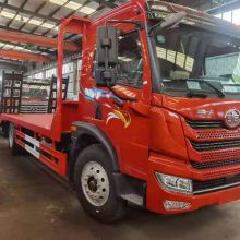 解放龙威勾机板车潍柴发动机平板拖车